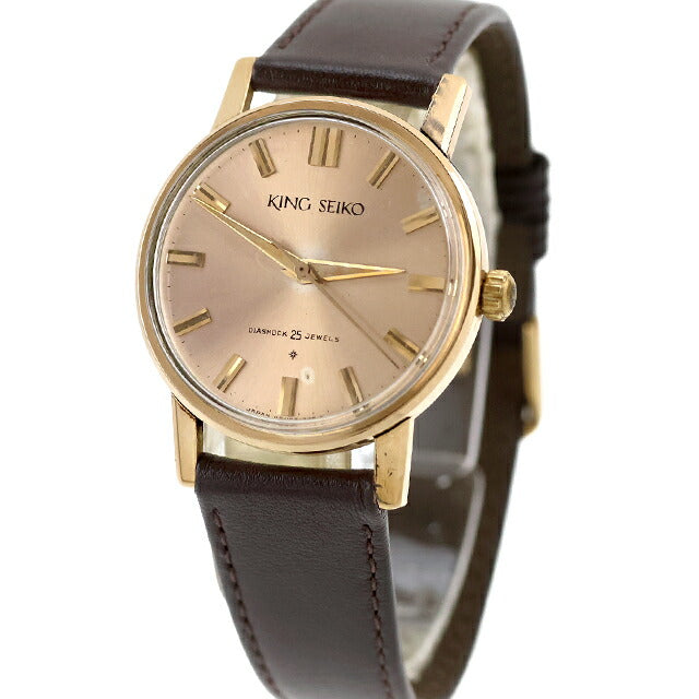 中古 OH済 セイコー SEIKO キングセイコー ファーストモデル J14102E SD文字盤 1962年製 14KGF アナログ 腕時計 ブランド メンズ UW-SJ-KS-00006