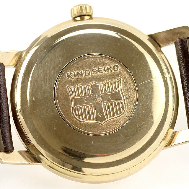 中古 OH済 セイコー SEIKO キングセイコー ファーストモデル J14102E SD文字盤 1962年製 14KGF アナログ 腕時計 ブランド メンズ UW-SJ-KS-00006