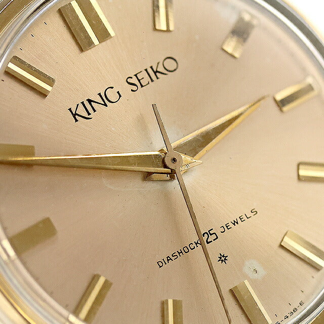 中古 OH済 セイコー SEIKO キングセイコー ファーストモデル J14102E SD文字盤 1962年製 14KGF アナログ 腕時計 ブランド メンズ UW-SJ-KS-00006