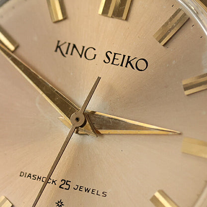 中古 OH済 セイコー SEIKO キングセイコー ファーストモデル J14102E SD文字盤 1962年製 14KGF アナログ 腕時計 ブランド メンズ UW-SJ-KS-00006