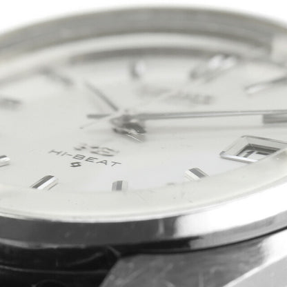 中古 セイコー SEIKO キングセイコー 56KS ハイビート 1969年製 ワンピースケース アナログ 腕時計 ブランド メンズ シルバー ブラック UW-SJ-KS-00008