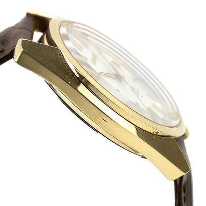中古 セイコー SEIKO キングセイコー 45KS デイト 1972年製 10振動 アナログ 腕時計 ブランド メンズ シルバー ブラウン UW-SJ-KS-00009