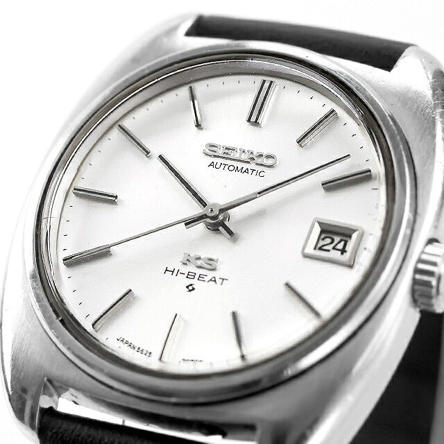 Used Seiko SEIKO King Seiko 56KS High Beat Date Cushion Case Made in 1970 Analog Watch Brand Men&