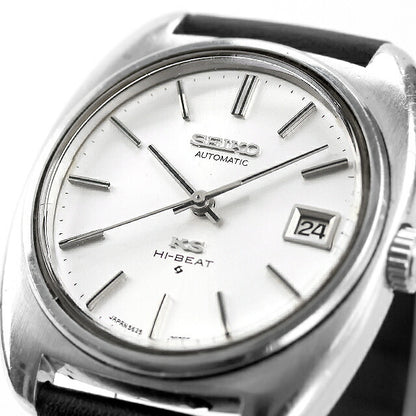 Used Seiko SEIKO King Seiko 56KS High Beat Date Cushion Case Made in 1970 Analog Watch Brand Men&