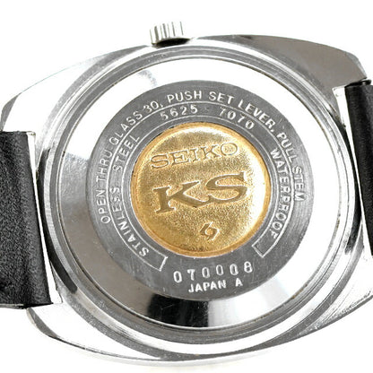 Used Seiko SEIKO King Seiko 56KS High Beat Date Cushion Case Made in 1970 Analog Watch Brand Men&