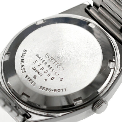 Used Overhauled Seiko SEIKO King Seiko Day Date Tonneau Case Satin Dial Made in 1975 Analog Watch Brand Men&