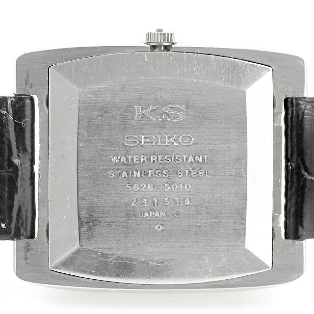 Used Seiko SEIKO King Seiko Chronometer 56KS Square Day Date TV Screen 1972 Analog Watch Brand Men&