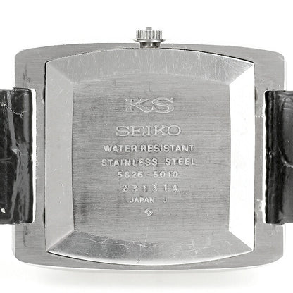 Used Seiko SEIKO King Seiko Chronometer 56KS Square Day Date TV Screen 1972 Analog Watch Brand Men&
