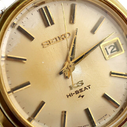 Used Seiko SEIKO King Seiko 45KS Manual Winding High Beat Date 1969 Analog Watch Brand Men&