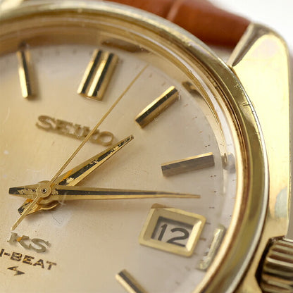 Used Seiko SEIKO King Seiko 45KS Manual Winding High Beat Date 1969 Analog Watch Brand Men&