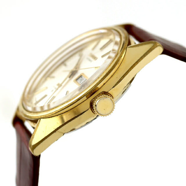 中古 セイコー SEIKO キングセイコー 56KS ハイビート デイデイト 1974年製 5626-7113 アナログ 腕時計 ブランド メンズ ホワイト レッド UW-SJ-KS-00025