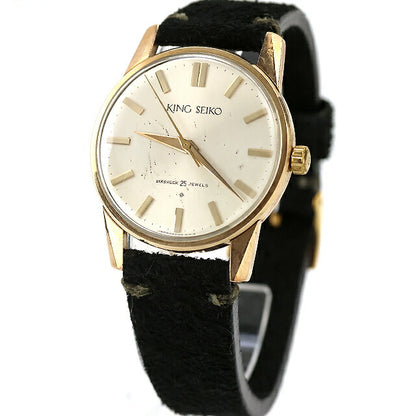 中古 セイコー SEIKO キングセイコー ファーストモデル 14KGF 1963年製 15035KS アナログ 腕時計 ブランド メンズ UW-SJ-KS-00026