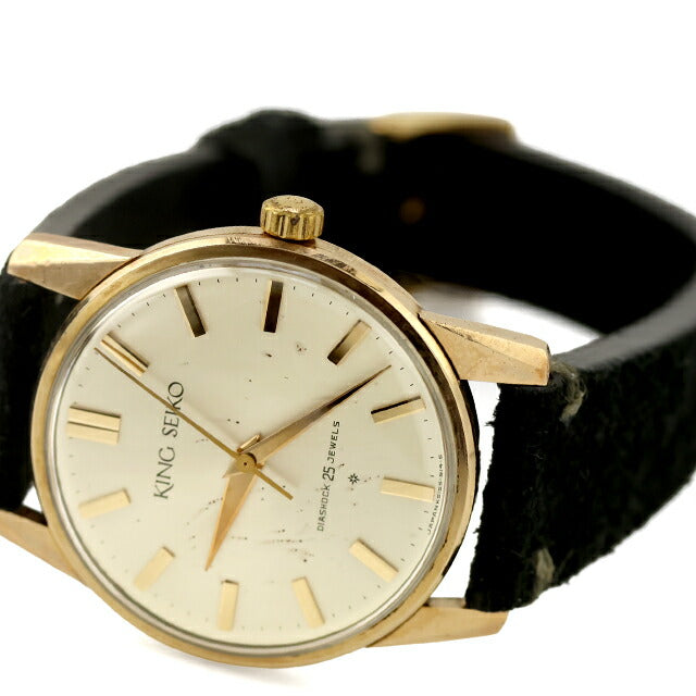 中古 セイコー SEIKO キングセイコー ファーストモデル 14KGF 1963年製 15035KS アナログ 腕時計 ブランド メンズ UW-SJ-KS-00026