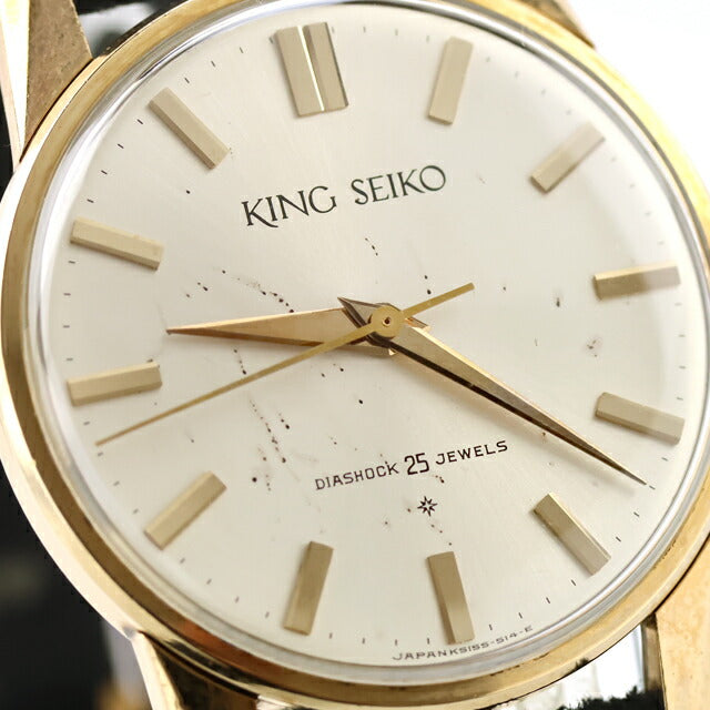 中古 セイコー SEIKO キングセイコー ファーストモデル 14KGF 1963年製 15035KS アナログ 腕時計 ブランド メンズ UW-SJ-KS-00026