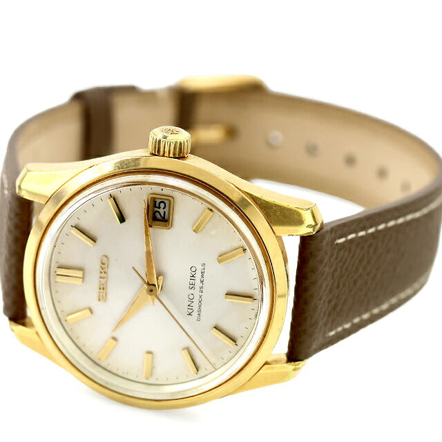 中古 OH済 セイコー SEIKO キングセイコー 44KS デイト 1965年製 ビンテージ アンティーク 4402-8000 アナログ 腕時計 ブランド メンズ UW-SJ-KS-00029