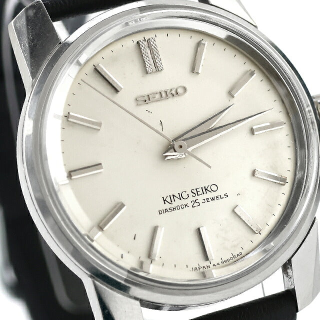 中古 OH済 セイコー SEIKO キングセイコー 44KS セカンドモデル 手巻き 1966年3月製 昭和41年 44-9990 アナログ 腕時計 ブランド メンズ UW-SJ-KS-00032