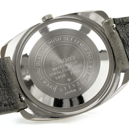 中古 セイコー SEIKO ロードマチック LM デイデイト 日付曜日 クッションケース 1971年1月製造 5606-7130 アナログ 腕時計 ブランド メンズ UW-SJ-LM-00003