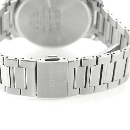中古 セイコー SEIKO ブライツ ソーラー電波 薄型 クラシック SAGZ095 アナログ 腕時計 ブランド メンズ ホワイト 白 UW-SJ-OT-00024