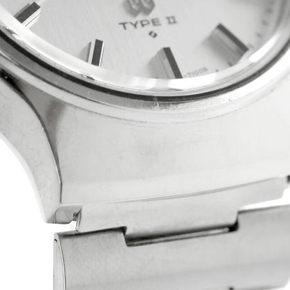 中古 セイコー SEIKO TYPE2 デイデイト タイプツー オールドクオーツ ビンテージ 7546-8070 アナログ 腕時計 ブランド メンズ シルバー UW-SJ-OT-00035