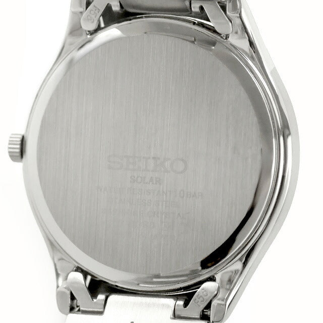 中古 美品 セイコー SEIKO セイコーセレクション Sシリーズ ソーラー シンプル SBPX147 アナログ 腕時計 ブランド メンズ ブラック 黒 UW-SJ-OT-00040