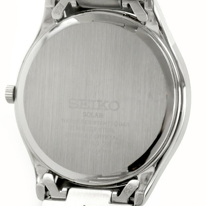 中古 美品 セイコー SEIKO セイコーセレクション Sシリーズ ソーラー シンプル SBPX147 アナログ 腕時計 ブランド メンズ ブラック 黒 UW-SJ-OT-00040