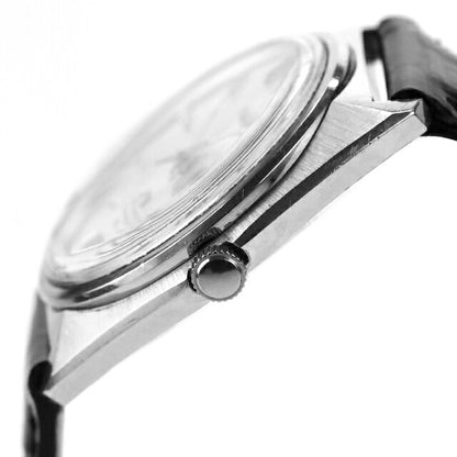 中古 セイコー SEIKO ロードマチック ヴィンテージ ベルト新品 デイデイト 5606-7000 アナログ 腕時計 ブランド メンズ シルバー ブラック UW-SJ-OT-00041