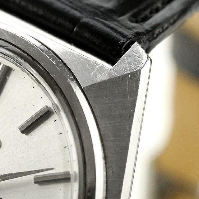 中古 セイコー SEIKO ロードマチック ヴィンテージ ベルト新品 デイデイト 5606-7000 アナログ 腕時計 ブランド メンズ シルバー ブラック UW-SJ-OT-00041