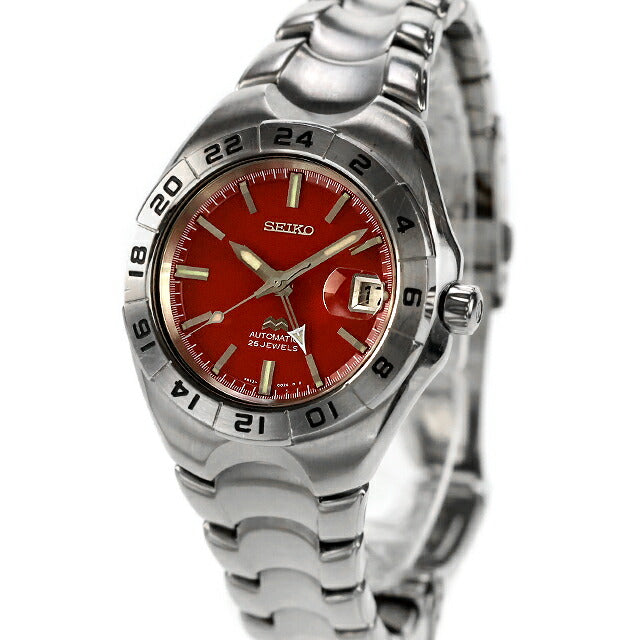 中古 希少モデル セイコー SEIKO SUS メカサス GMT 限定モデル 4S レッド 替えベルト付き 4S12-0020 アナログ 腕時計 ブランド メンズ UW-SJ-OT-00043