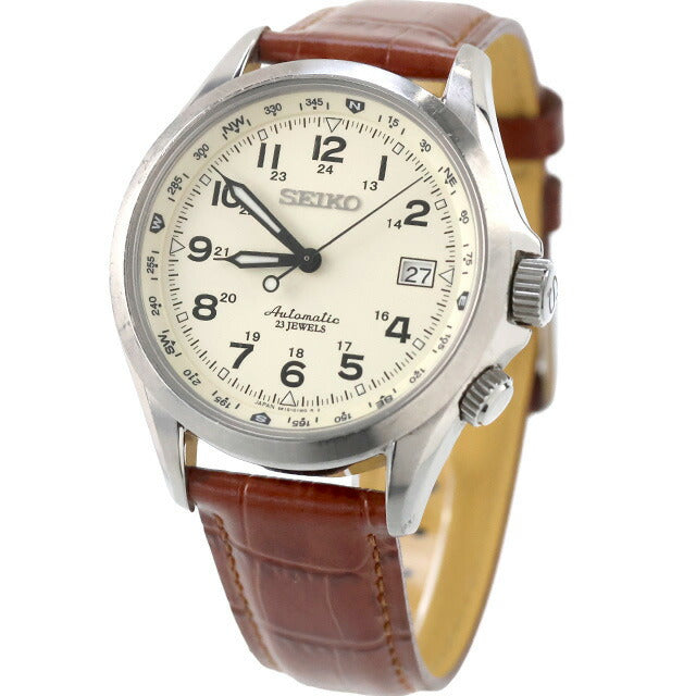 中古 セイコー SEIKO メカニカル 簡易方位計 内転式インナーベゼル SARG005 6R15-02N0 アナログ 腕時計 ブランド メンズ UW-SJ-OT-00045