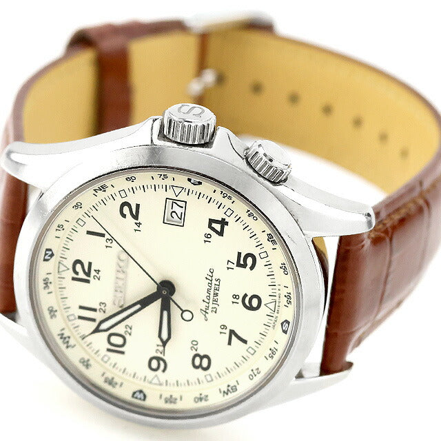 中古 セイコー SEIKO メカニカル 簡易方位計 内転式インナーベゼル SARG005 6R15-02N0 アナログ 腕時計 ブランド メンズ UW-SJ-OT-00045