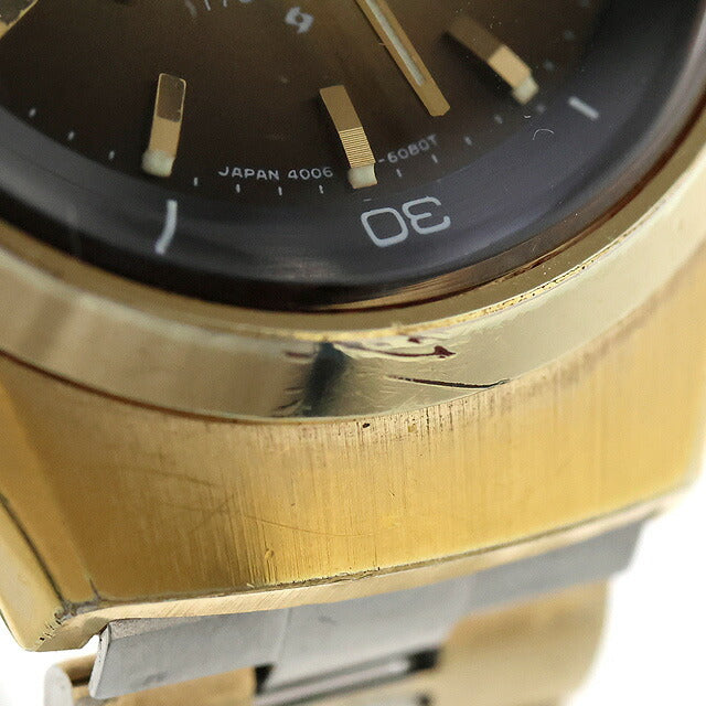 Used overhauled SEIKO Bellmatic Alarm Day Date 4006 Estimated year made in 1967 4006-6060 Analog wristwatch Brand Men&