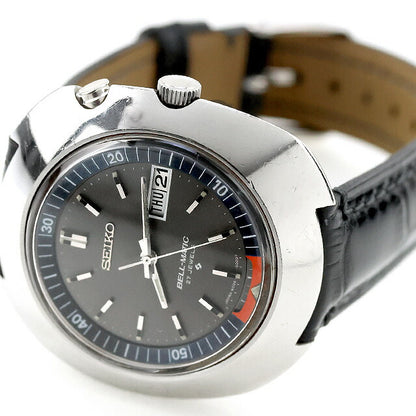 Used overhauled Seiko Bellmatic UFO Alarm Day Date 4006 Estimated year made in 1969 4006-6000 Analog wristwatch Brand Men&