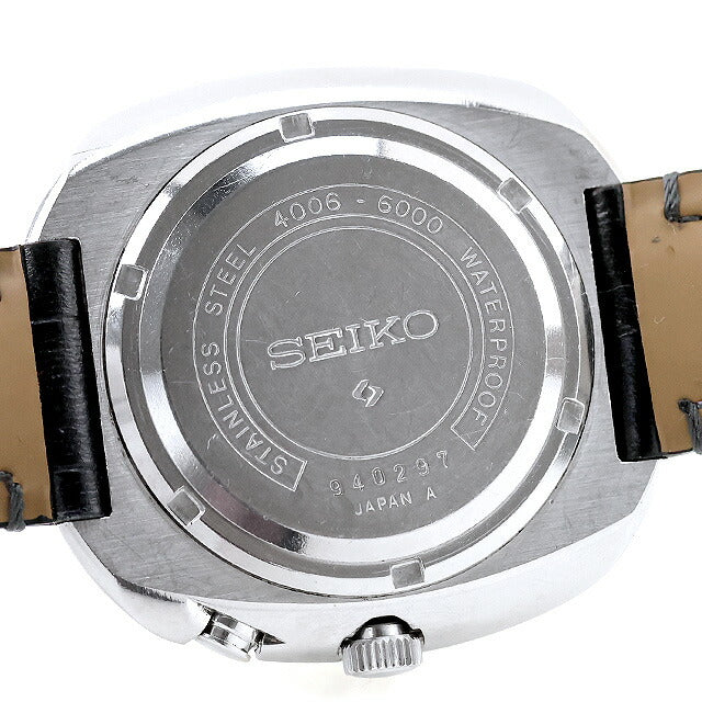 Used overhauled Seiko Bellmatic UFO Alarm Day Date 4006 Estimated year made in 1969 4006-6000 Analog wristwatch Brand Men&