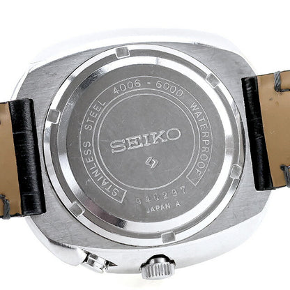 Used overhauled Seiko Bellmatic UFO Alarm Day Date 4006 Estimated year made in 1969 4006-6000 Analog wristwatch Brand Men&