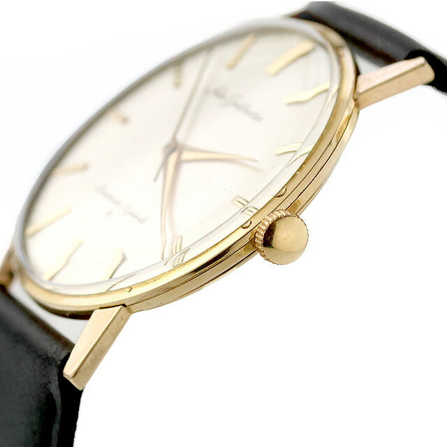 中古 セイコー SEIKO ゴールドフェザー 25石 手巻き 薄型 国産