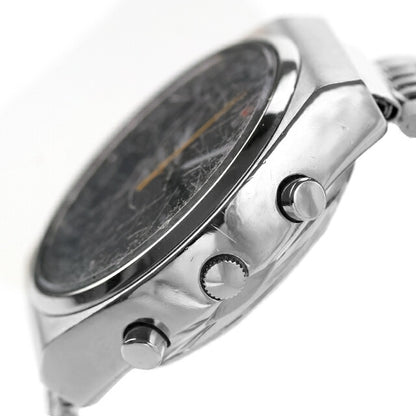 Used, OHed, Rare Model Seiko Seiko Time Sonar Flyback Chronograph 7015 7015-6010 Analog Watch Men&
