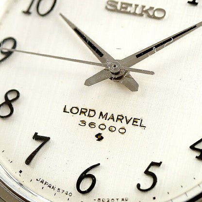 Used Overhauled SEIKO Lord Marvel 36000 Hi-Beat 1970 Manual Winding 10 Beat 5740-8000 Analog Wristwatch Brand Men&