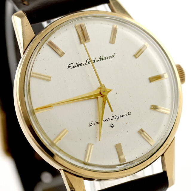 二手大修精工 SEIKO Road Marvel 23 颗宝石 SD 表盘手动上弦特殊表盘 1962 年制造复古 15023E 手表男式 UW-SJ-OT-00066