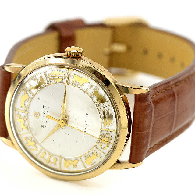 中古 OH済 レアモデル セイコー SEIKO マーベル 星座文字盤