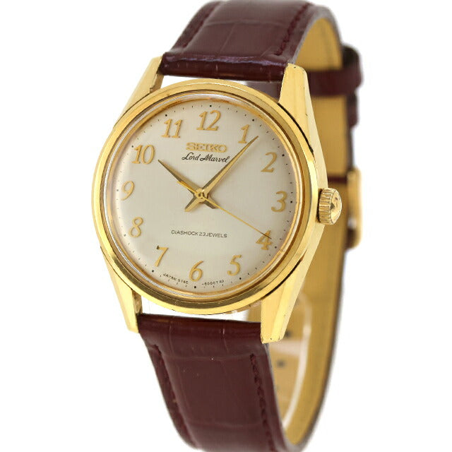 中古 セイコー SEIKO ロードマーベル 全数字 フルアラビア シーホース 防水側 5740-8000 1966年製 アナログ 腕時計 ブランド メンズ UW-SJ-OT-00068