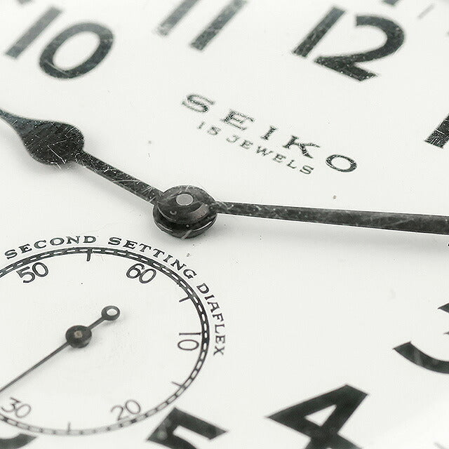 中古 セイコー SEIKO 24型 手巻き 懐中時計 ケース付き レールウォッチ 鉄道 アナログ 腕時計 ブランド メンズ ホワイト UW-SJ-OT-00069