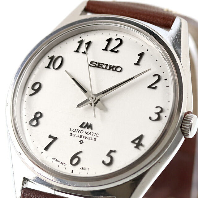 Used Overhauled SEIKO Roadmatic Non-Date All Numbers Full Arabic LM Silky Dial Made in 1971 Analog Watch Brand Men&