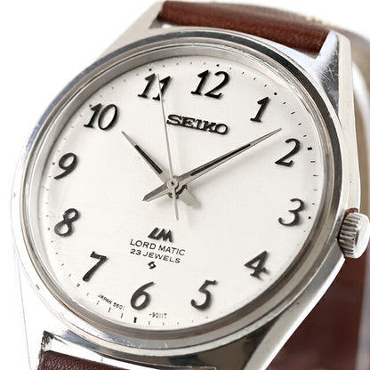 Used Overhauled SEIKO Roadmatic Non-Date All Numbers Full Arabic LM Silky Dial Made in 1971 Analog Watch Brand Men&