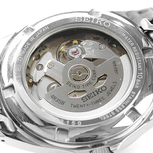 中古 セイコー SEIKO メカニカル ネット流通限定モデル 4R35 自動巻き 機械式 SZSB011 アナログ 腕時計 ブランド メンズ シルバー UW-SJ-OT-00077