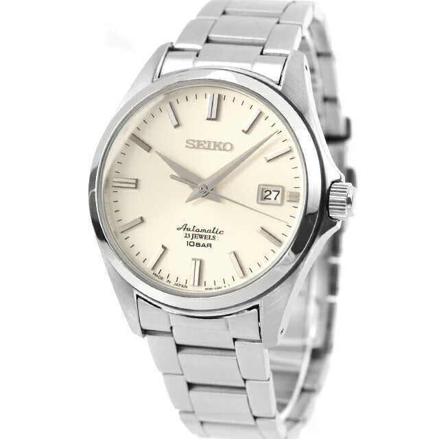 中古 セイコー SEIKO メカニカル ネット流通限定モデル 4R35 自動巻き 機械式 SZSB011 アナログ 腕時計 ブランド メンズ シルバー UW-SJ-OT-00078