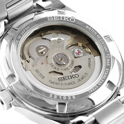 中古 セイコー SEIKO メカニカル ネット流通限定モデル 4R35 自動巻き 機械式 SZSB011 アナログ 腕時計 ブランド メンズ シルバー UW-SJ-OT-00078