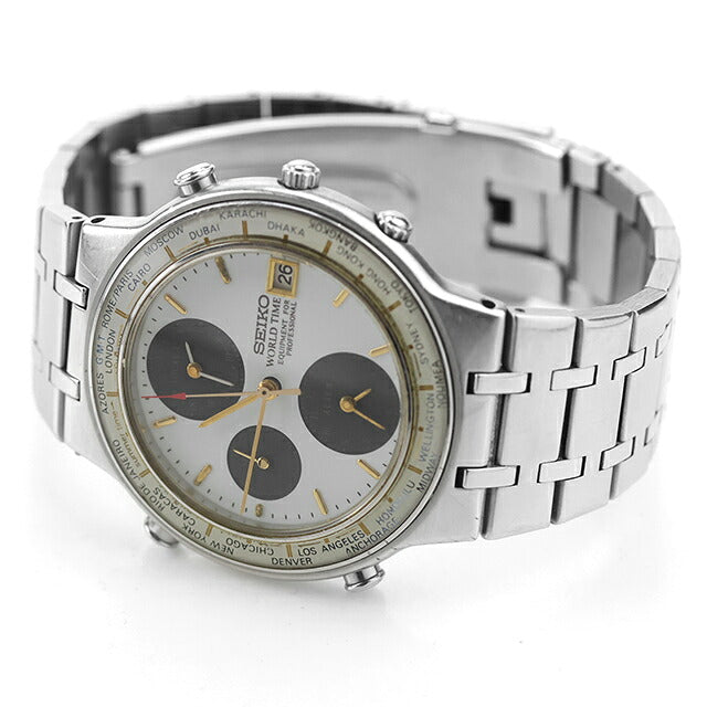 中古 セイコー SEIKO ワールドタイム アラーム GMT 1999年製 5T52-7A00