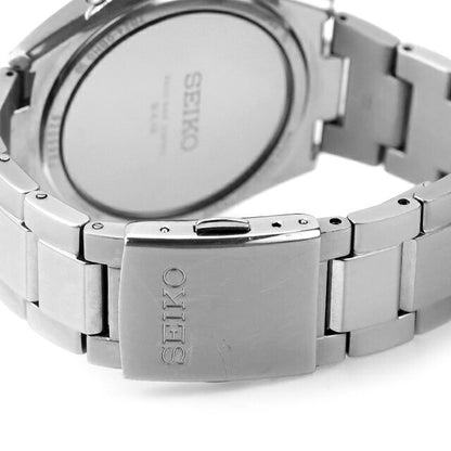中古 セイコー SEIKO ブライツ ソーラー電波 7B24 チタン ブラックダイヤル SAGZ087 アナログ 腕時計 ブランド メンズ ブラック UW-SJ-OT-00082