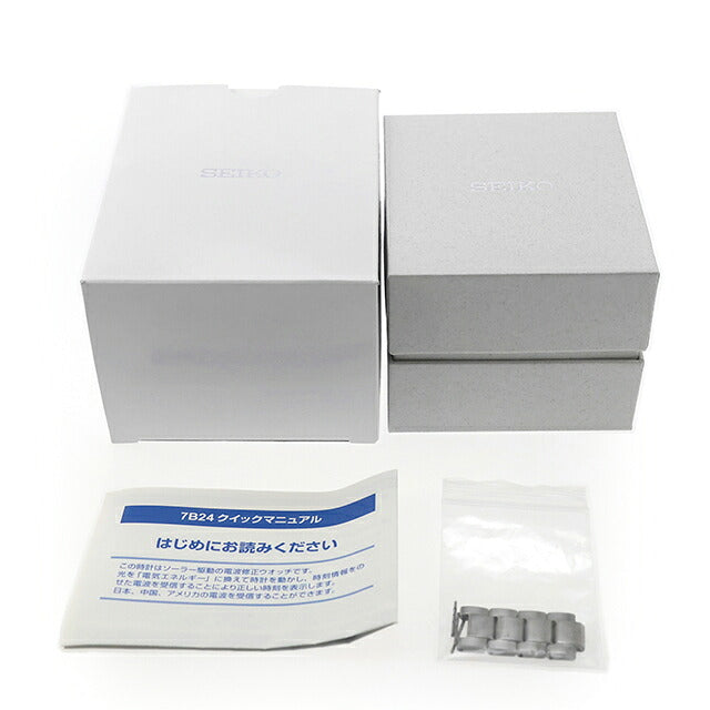中古 セイコー SEIKO ブライツ ソーラー電波 7B24 チタン ブラックダイヤル SAGZ087 アナログ 腕時計 ブランド メンズ ブラック UW-SJ-OT-00082