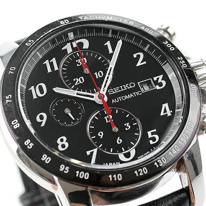 中古 セイコー SEIKO ブライツ フェニックス メカニカル クロノグラフ 6S28 ハイビート SAGH005 アナログ 腕時計 ブランド メンズ ブラック UW-SJ-OT-00085